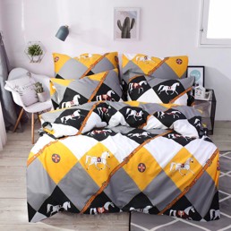 family (twin) bedding sets satin Eney C0202