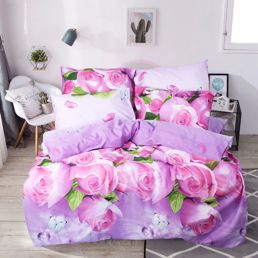 family (twin) bedding sets satin Eney C0225