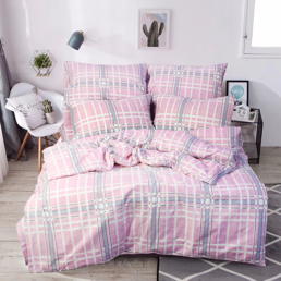 розовое постельное белье Еней-Плюс T0740