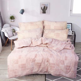 розовое постельное белье Еней-Плюс T0755