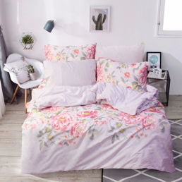 розовое постельное белье Еней-Плюс T0797